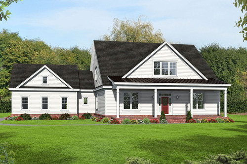 Country House Plan - Lowe Branch 32347 - Front Exterior