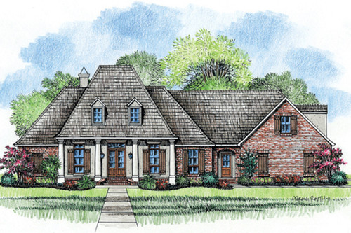 European House Plan - Azalea 32638 - Front Exterior