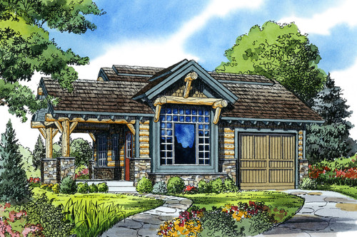 Lodge Style House Plan - Little Rock 32770 - Front Exterior