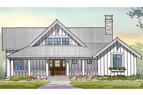 Craftsman House Plan - Seagull 33137 - Front Exterior