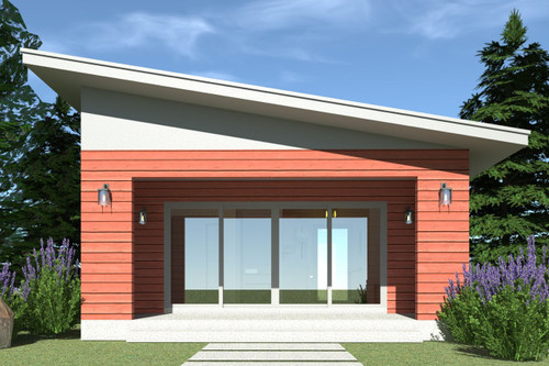 Modern House Plan - Cedar Bluff 33268 - Front Exterior
