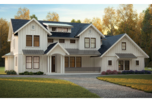 Farmhouse House Plan - Ken's Lake 33387 - Front Exterior