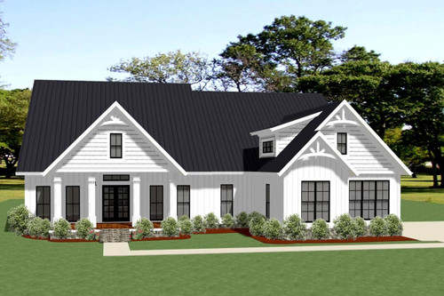 Cottage House Plan - Alamance 34376 - Front Exterior