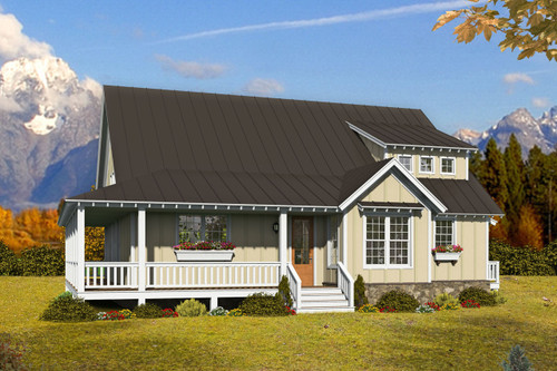 Country House Plan - Mountain Shadows II 34885 - Front Exterior