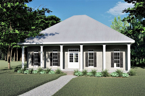 Country House Plan - 34968 - Front Exterior