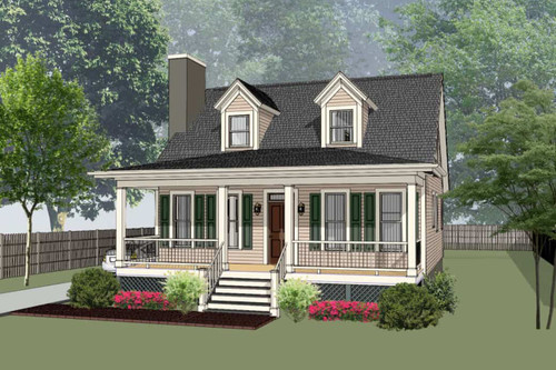 Cottage House Plan - 34977 - Front Exterior