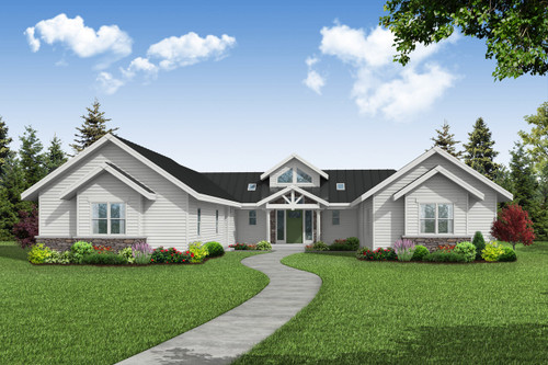 Craftsman House Plan - Umatilla 35075 - Front Exterior