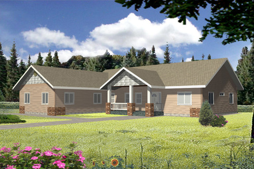 Ranch House Plan - 35426 - Front Exterior