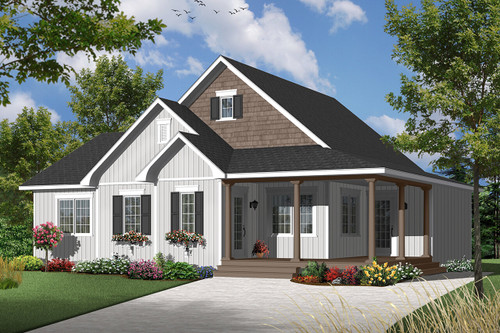 Country House Plan - Galerno 4 35987 - Front Exterior