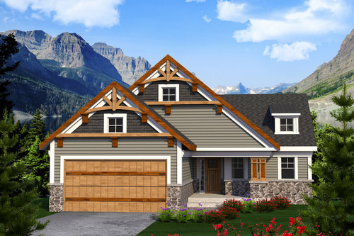 Ranch House Plan - 36326 - Front Exterior