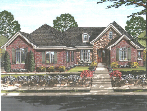 Traditional House Plan - The Wyndham II 36350 - Front Exterior