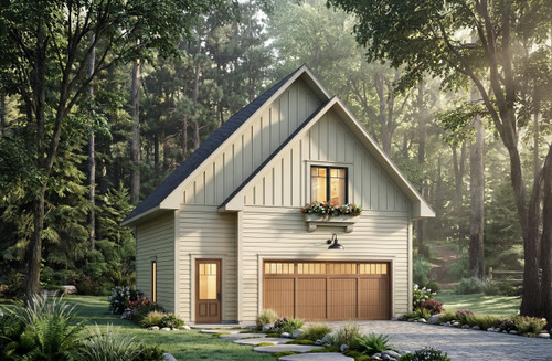 Traditional House Plan - Double Solstice 36906 - Front Exterior
