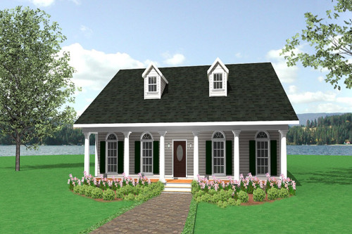 Traditional House Plan - 36921 - Front Exterior