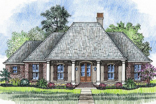 European House Plan - Laurel 37536 - Front Exterior