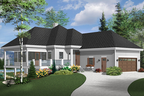 Country House Plan - The Gallagher 3 37689 - Front Exterior