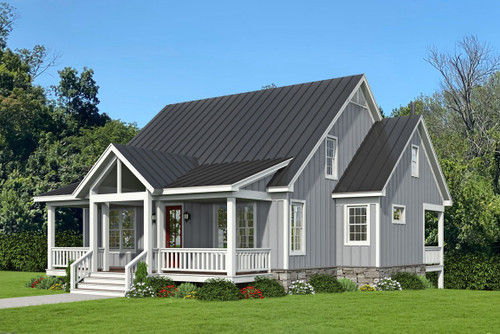 Cottage House Plan - Kaiser Creek 37951 - Front Exterior