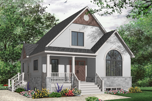 Country House Plan - Minuet 40027 - Front Exterior