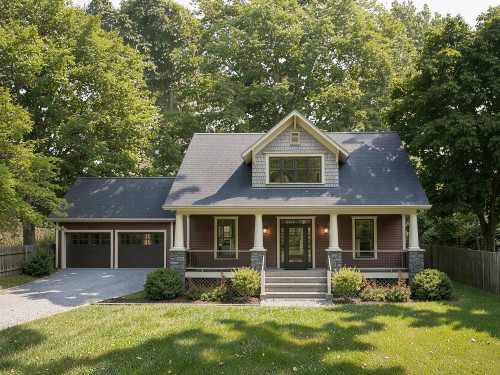 Bungalow House Plan - 40278 - Front Exterior