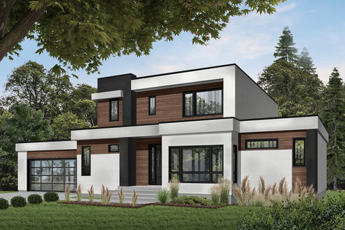 Modern House Plan - Essex 40356 - Front Exterior