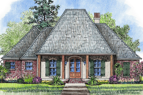 European House Plan - Cloverdale 40628 - Front Exterior