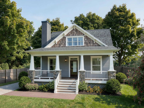 Bungalow House Plan - 41549 - Front Exterior