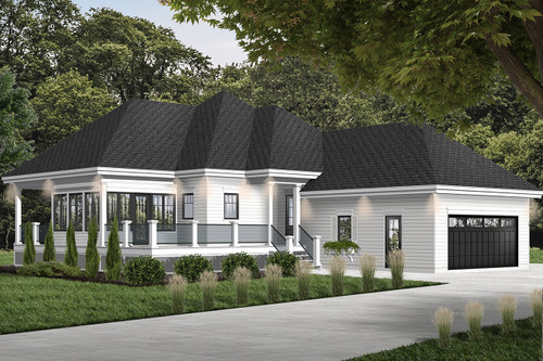 Country House Plan - The Gallagher 2 42163 - Front Exterior