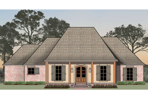 European House Plan - Mossy Oak 42314 - Front Exterior