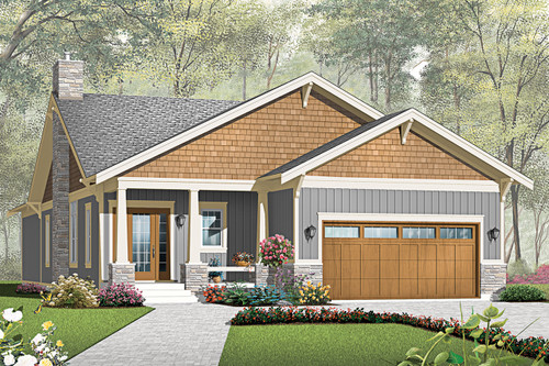 Craftsman House Plan - Westbrook 42806 - Front Exterior