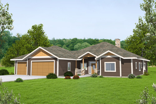 Traditional House Plan - 42862 - Front Exterior