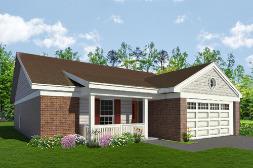 Traditional House Plan - 42880 - Front Exterior