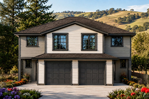 Contemporary House Plan - Bergen 42933 - Front Exterior