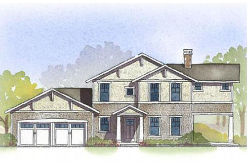 Craftsman House Plan - Sylvan 43935 - Front Exterior