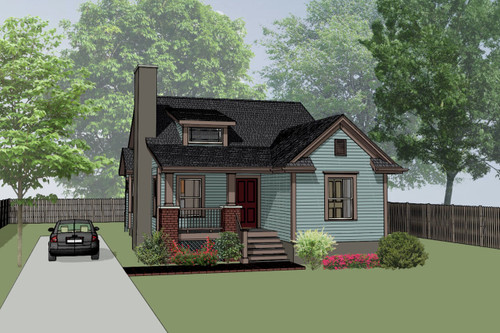 Cottage House Plan - 44142 - Front Exterior