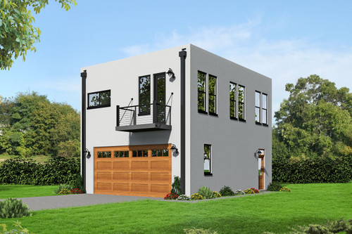 Modern House Plan - 44253 - Front Exterior