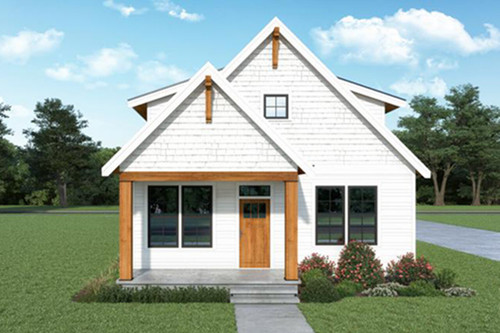 Cottage House Plan - 44492 - Front Exterior