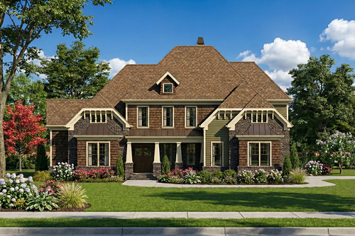 Craftsman House Plan - 44520 - Front Exterior