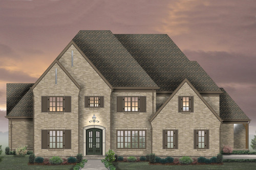Classic House Plan - 44876 - Front Exterior