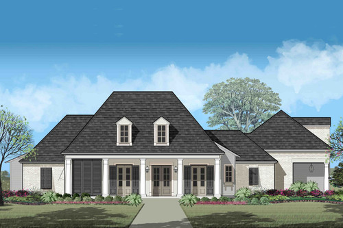 Southern House Plan - 45006 - Front Exterior