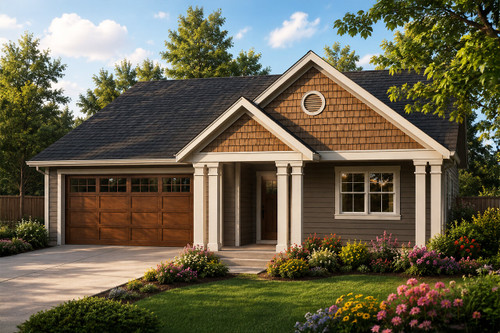 Cottage House Plan - Caspian 45189 - Front Exterior