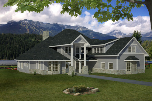 Craftsman House Plan - 45802 - Front Exterior