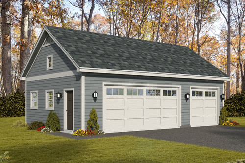 Traditional House Plan - Sequoia Garage 45935 - Front Exterior