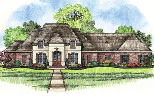 Southern House Plan - Fountainbleau 46279 - Front Exterior