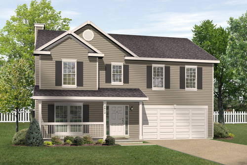 Traditional House Plan - 46471 - Front Exterior