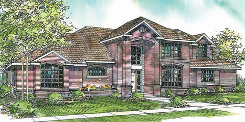 Classic House Plan - Richfield 46624 - Front Exterior