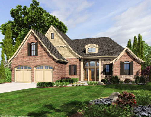 European House Plan - Willowby 46630 - Front Exterior