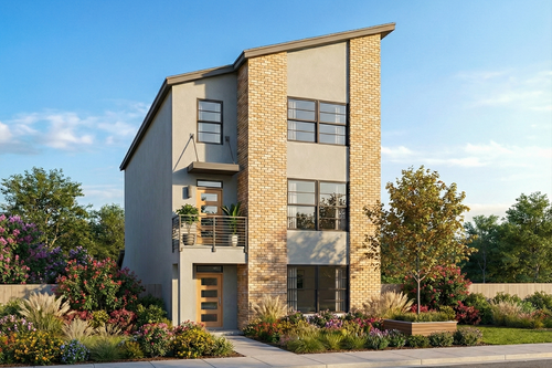 Contemporary House Plan - 47556 - Front Exterior