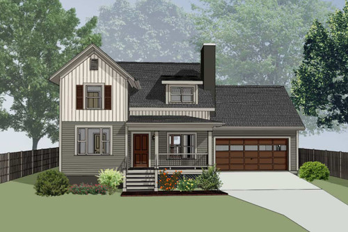 Country House Plan - 47941 - Front Exterior