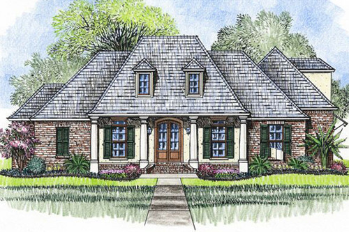 European House Plan - Shenandoah 48009 - 1st Floor Plan