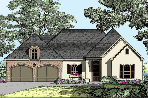 Ranch House Plan - 48093 - Front Exterior