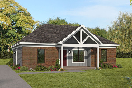 Cottage House Plan - Hidden Creek 48254 - Front Exterior